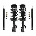 Transit Auto Front Rear Complete Shocks Strut And Coil Spring Mount Assemblies Kit For Toyota Sienna K78M-100140